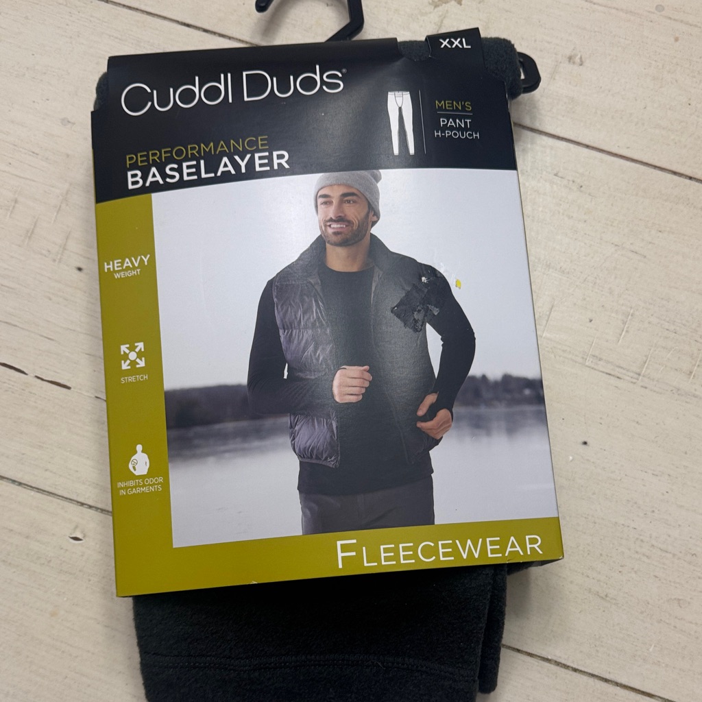 Cuddl Duds Black Fleecewear Joggers